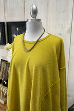 Load image into Gallery viewer, Women’s Oversized Drop-Shoulder Long Sleeve Knit Top – Relaxed Fit, Soft Draped Tunic Style